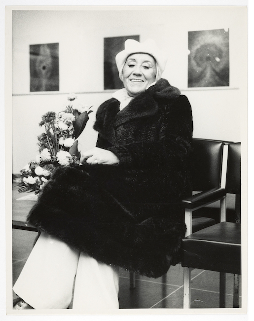 Photo: Magalí Herrera, après 1972, © Archives de la Collection de l'Art Brut, Lausanne